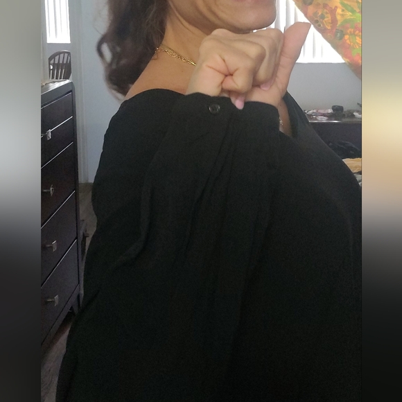 Scary black Cat 🐈⬛️ Pumpkin Halloween Smock Apron.🎃 - Picture 9 of 12